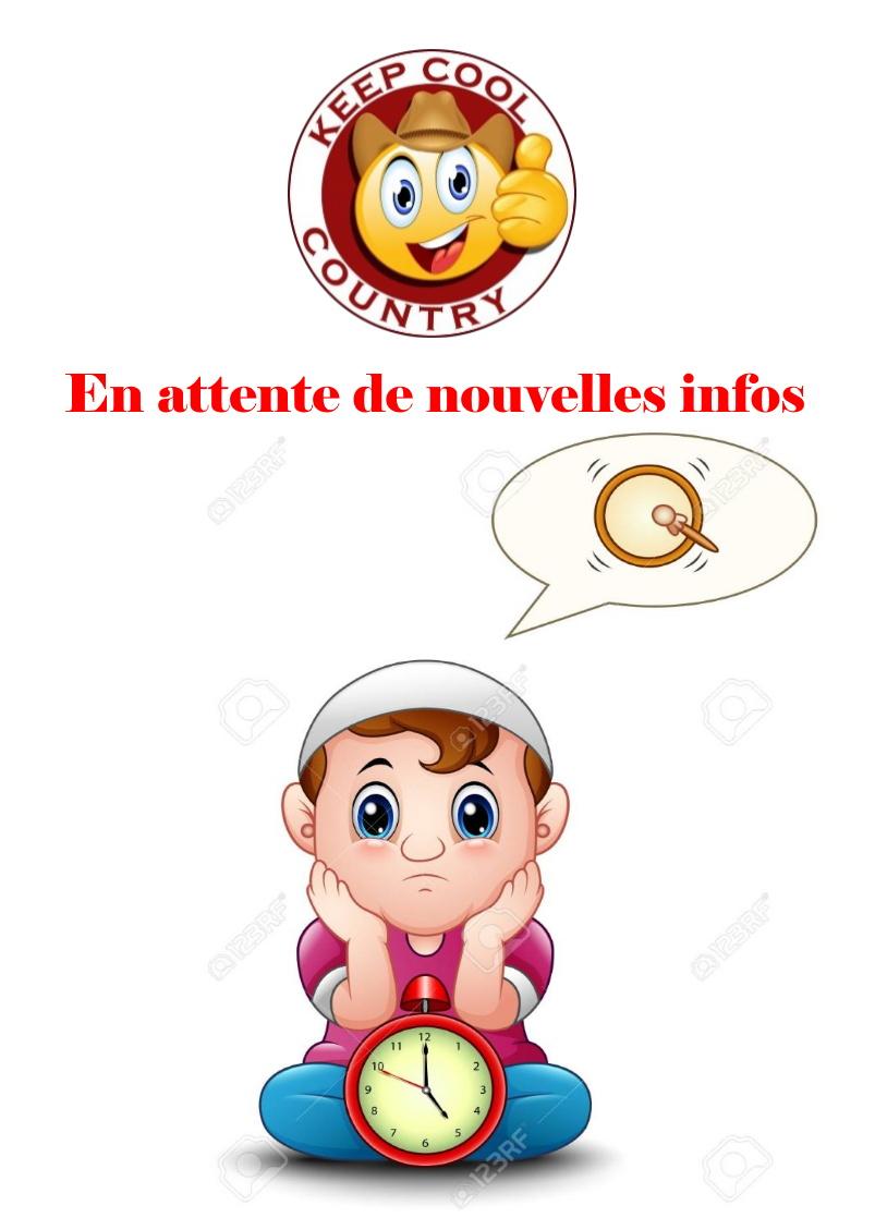 Affiche attente