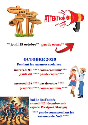 Affiche programme 2026 kcc